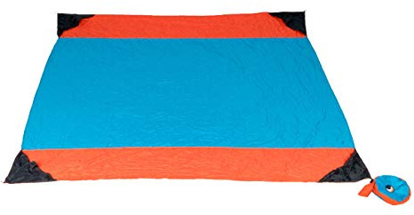Ticket to the Moon Stranddecke 213 x 213 cm - 420 g - Beach Blanket - Picknick-Decke für Park und Reisen - Strandtuch - handgefertigt - 10J. Garantie