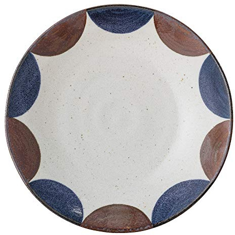 Bloomingville Saladier Camellia en porcelaine Bleu