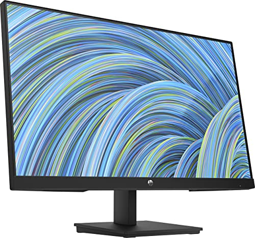 HP P24v G5 - P-Series - LED-Monitor - 60.5 cm (23.8) - 1920 x 1080 Full HD (1080p) @ 75 Hz - VA - 250 cd/m² - 3000:1-5 ms - HDMI, VGA - schwarzer Ständer, schwarzer Kopf