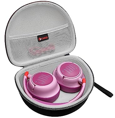 XANAD Kinder Kopfhörer Tasche für JBL Junior Kopfhörer (Schwarz) | Schutzhülle für JBL JR 470 NC / 460 NC Bluetooth Kopfhörer On-Ear Headphone Case