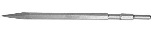 Tyenaza Scalpello a Punta, Scalpello a Punta Esagonale 17x400mm Scalpello per Piastrelle in Metallo Cemento Carburo Cementato per La Lavorazione del Legno, Scalpello in Acciaio CR-V