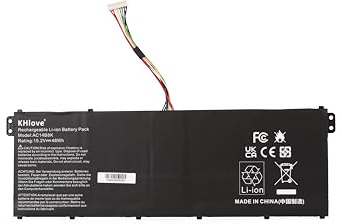 KHlove AC14B8K 4ICP5/57/80 Laptop Akku für Acer Aspire R11 R3-131T R5-471T R7-372T R7-371T R5-571T E5-721 E5-731 E5-771G E5-731G ES1-572 ES1-711 ES1-711G A515-51G A515-52G A517-51G V3-111 V3-112P/371
