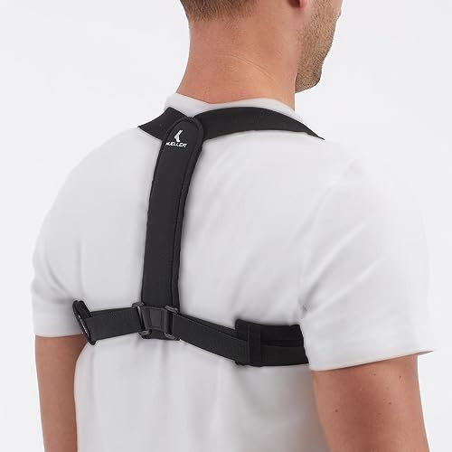 MUELLER Adjustable Posture Support, verstellbare Haltungsstütze, schwarz, OSFM