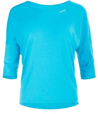 Winshape Ultralätt, mjuk modal-3/4-ärm, skjorta, MCS004, all-fit-stil, fitness, dans, fritid, yoga, pilates