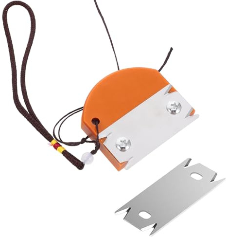KEWAYO Coupe-Bordures Manuelle, Outil de Finition et Chanfreinage pour Bois PVC ABS, avec Lame de Rechange