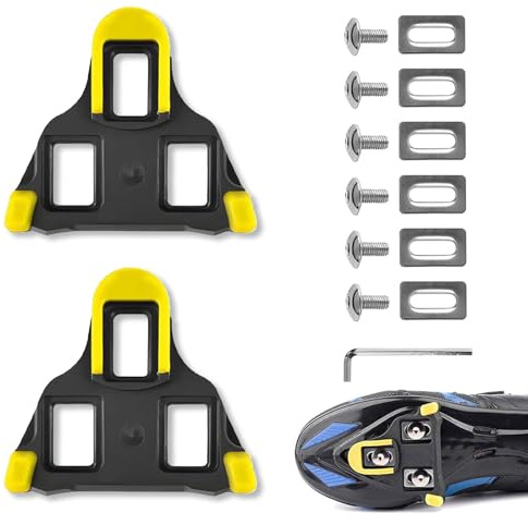 SPD Cleats, SPD SL Cleats, SPD SL Pedale, Universell Fahrradzubehör Set | Für Shimano SPD Cleat, Fahrrad-Cleats Set für Rennräder und Indoor-Bikes (2 Stück)