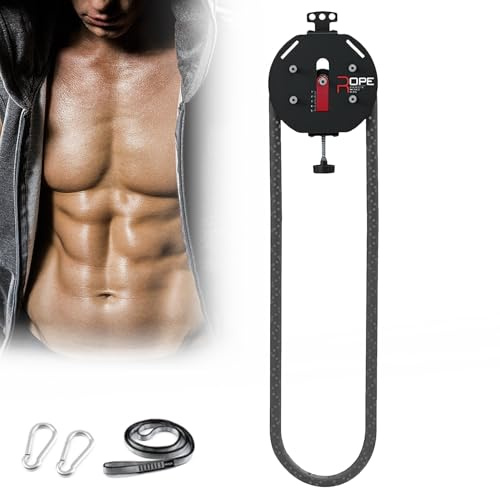 LYJIANGXIN Endless Rope Trainer, Entrenador De Cuerda Infinita, Sistema Portátil De Poleas, Máquina Cable Portátil, con Resistencia Ajustable, para Casa, Gimnasio, Cuerpo Completo