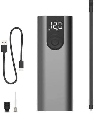 PAOSDPL Compressori Portatili Batteria Ricaricabile del compressore d'Aria Elettrico della Pompa Portatile della Gomma della Bicicletta per Le Palle 'Automobile Portable Electric Air Compressor