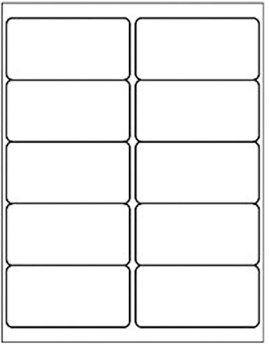 10 Up - Shipping Address Labels - 2 x 4 - 1000 Labels
