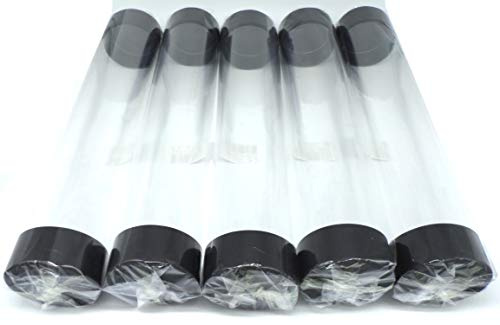 docsmagic.de 5 x Playmat Tube Big Transparent Clear - 7 x 36 cm - Poster Artwork