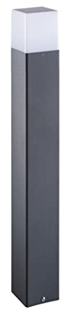 Kanlux 29013 VADRA 80 Außenstandleuchte Glühlampe, Kompakt-Leuchtstofflampe, LED GU10, Par 16 Anth