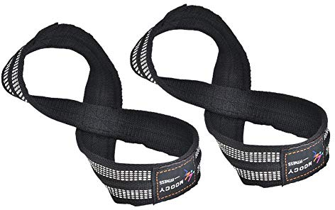 reckschlaufen turnen kinder,Tbest hebebänder,Weight Lifting Wrist Strap,1 Paar Abbildung 8 Weight Lifting Straps Dead Lift Wrist Strap für Klimmzüge Horizontal Bar Powerlifting Gym Fitness Bodybuildin
