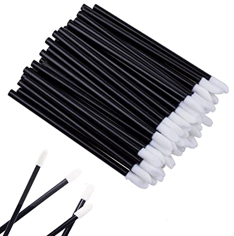 100 pièces de Pinceau à lèvres jetable, Pinceau de Maquillage pour Rouge à lèvres, kit d'outils de beauté Stylo Pinceau à Sourcils