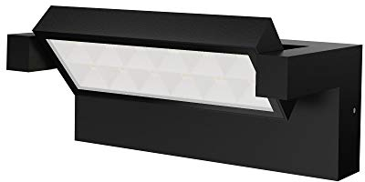 VBLED® LED Wandleuchte “Sherin”Schwenkbar 10W Warmweiß 3000K Aluminium IP65 Wasserdichte Außenwandleuchte Außenlampe für Garten Front Badezimmer Veranda Garage