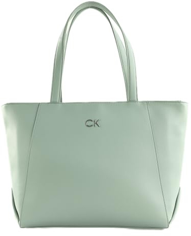 Calvin Klein Damen CK Daily Shopper MEDIUM Pebble K60K611766 Taschen, Grau (Pigeon)
