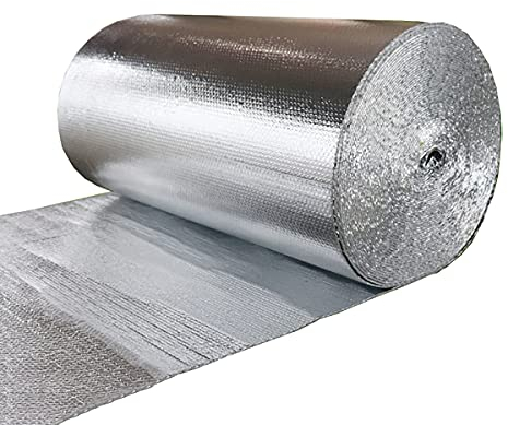 Réflecteur Radiateur Feuille d'isolation Panneaux réfléchissant la chaleur Réflecteur réfléchissant la chaleur Feuille à bulles Rouleau Pare-vapeur Membrane étanche pour murs Greniers Conduits d'air
