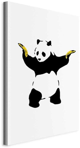 murando - Akustikbild Schalldämmung Panda, Schallschutz, Wohnzimmer, Büro | Verbessert Raumakustik, reduziert Hall, ideal fürs Büro oder Wohnzimmer, hochwertige Verarbeitung, schnelle Montage, stilvoll