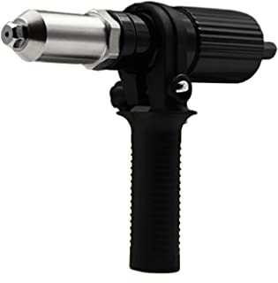rongweiwang Adaptador de Remache eléctrico Pops, aleación de Aluminio, portátil, para el hogar, Negocios, Taladro, Tuerca, remachador, Kit de inserción, remachado, Accesorios de Mano