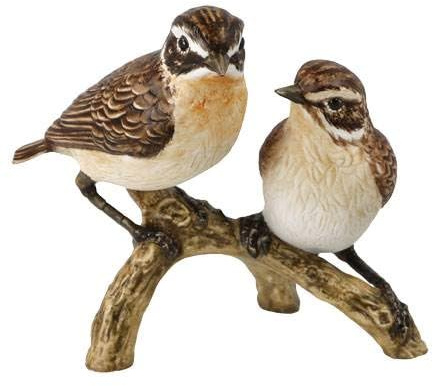 Goebel Vogel des Jahres 2023 Figur Braunkehlchenpaar