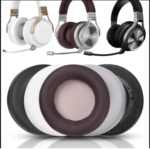 per CORSAIR VIRTUOSO RGB Wireless SE Ear Pad Cuscinetto auricolare Cuscino padiglione auricolare Cuffie auricolari Cuscinetto auricolare Cuscino padiglione auricolare Sostituzione (White)