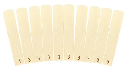 Klarinetten Wartung zubehörset 10 Teile/satz Bb-klarinette Blätter Holzblasinstrument Teile Zubehör Premium Qualität Klarinette Blatt Für Klarinette (Color : Clarinet 3)