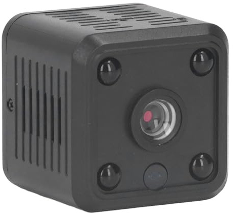Septpenta Mini Caméra, Petite Caméra Intérieure sans Fil, Image Haute Définition 1080P, Surveillance Panoramique À 360 Degrés, Moniteur À Distance/Détection de Mouvement pour la Maison, L'Intérieur