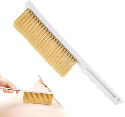 Lesunbak Weiche Borstenbürste, Staubbürste mit weichen Borsten - Handmöbelbürste mit langem Griff,Handbürste mit dichten Borsten, antistatische Staubbürste, rutschfest, für Staub im Schrank,