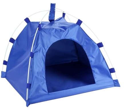Milisten Haustierzelt Aus Oxford Stoff Mit Abnehmbaren Fiberglasstangen Faltbares Outdoor Zelt Für Hunde Und Katzen Inklusive Matte Reisebedarf