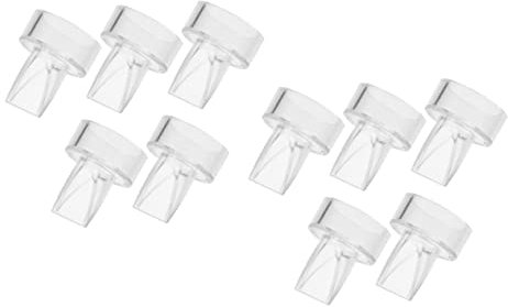 JOINPAYA Accessoires Pompe à Lait Manuel Pièces Vannes Silicone Anti-retour Bec De Canard 22mm Usage Allaitement 10 Pièces Sûrs Hygiène Pour Maman Et Bébé