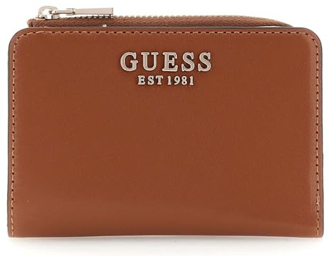 GUESS Laurel SLG Zip Around Wallet Cognac