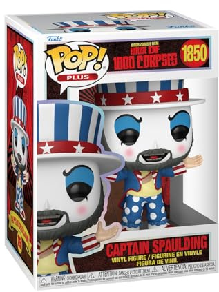 Funko POP! Plus: House of 1000 Corpses (2003) - Captain Spaulding | Offizielles Horror Merch - Vinyl Sammelfigur als Regal Deko - Geschenkidee zum Geburtstag für Fans und Sammler