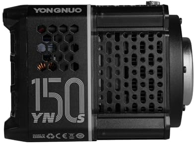 Qukaim YONGNUO YN150s Portable 150W LED Video Light, 5600K COB Studio Light, CRI 95+, for Indoor Outdoor Live Streaming and Portrait Photography