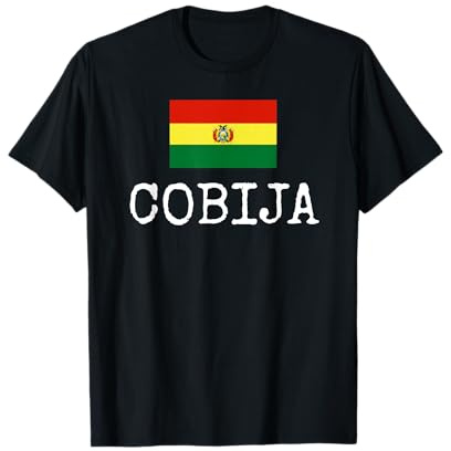 Cobija Country Bolivia Viaje Familiar Boliviano Hombres Mujeres Camiseta