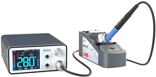 Aixun 200W T3A Smart Soldering Station Supports T12/T245 Handle for Motherboard PCB BGA Welding Repair Soldering Station Tools(T3A-245-Standard+3Tip)