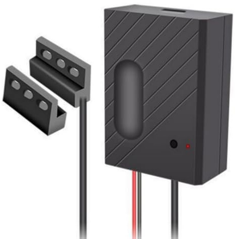 Durlo Smart garageportskontroll WiFi-brytare med telefonfjärrkontroll, tidsfunktion, röststyrning, kompatibel med Alexa-appen