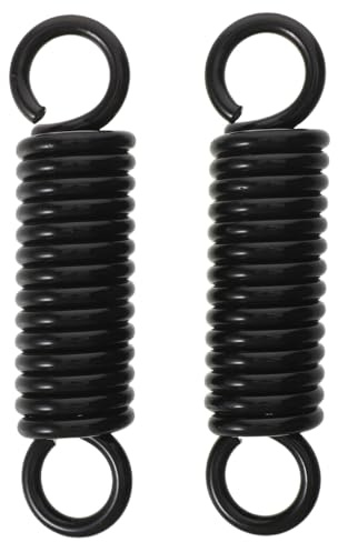 NUOBESTY 2 resortes para Columpio de Porche: Resortes de suspensión para Columpio - Accesorios de Acero al Carbono para Hamaca, Silla, Banco de Exterior de Porche