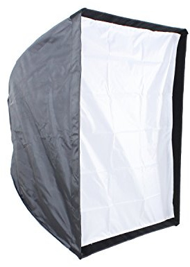 DynaSun SFTUMB6060 60x60cm Softbox Bank pieghevole ALTA RESISTENZA e APERTURA VELOCE con Diffusore Attacco Bowens x Flash Illuminatori Studio