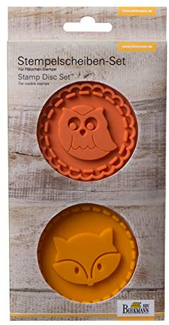 Stempelscheiben-Set Eule & Fuchs, 2-teilig