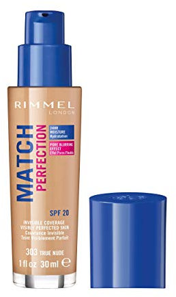Rimmel London Match Perfection Foundation Base de Maquillaje Tono 303 True Nude - 123 gr