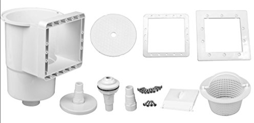 guenstiger2000 Skimmer Oberflächenskimmer Set 14x15cm mit Einlaufdüse und Zubehör