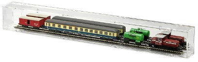 Sora.de H0-Segmentvitrine - Modellbahnvitrine - Schrank - Groß - Transparent - Kinderzimmer