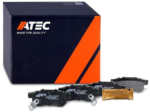 ATEC Germany Bremsbelagsatz Hinterachse, Bremsbeläge Bremsklötze hinten, 4 | Kompatibel mit: HONDA CITY IV Stufenheck, CITY V Stufenheck, CIVIC VI Coupe, CIVIC VI Hatchback, CIVIC VI Stufenheck, JAZZ II