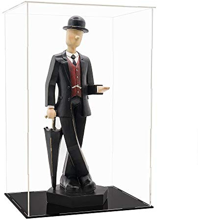 Tingacraft Acryl Vitrine Groß (21,9 x 17,9 x 35 cm) Schaukasten für 1/6 Figur