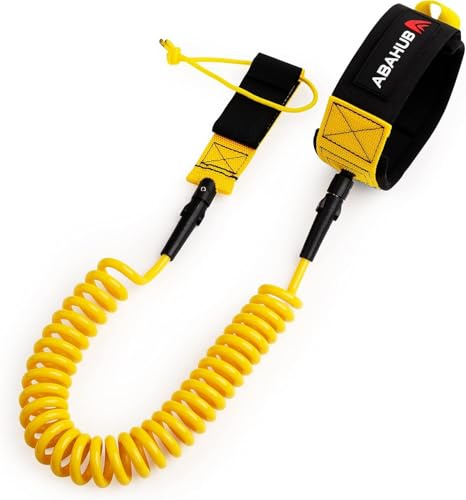 Abahub SUP Leash/Surfboard Leash/SUP Sicherheitsleine, 10 ft, 7 mm