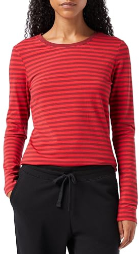 Amazon Essentials dam Långärmad T-shirt med rund hals klassisk passform (finns i plusstorlek)