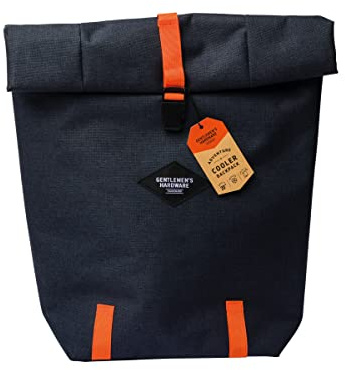 Gentlemen's Hardware Isolierter Kühlrucksack mit verstellbaren, gepolsterten Trägern, 20 l, für 24 Dosen, Schwarz