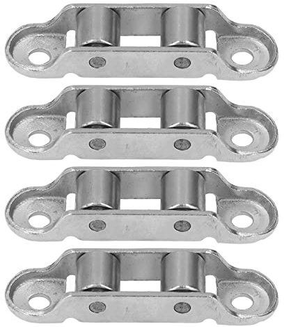 4 pcs Stainless Steel Pulley,Sliding Patio Door Roller Assembly,Sliding Glass Door Rollers Replacement,Low Noise Rollers Sliding Door Window Fittings