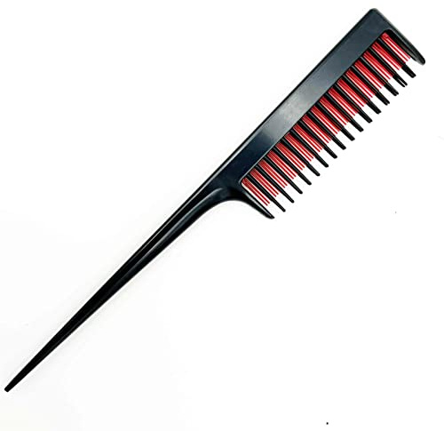 Yumflan Teasing Comb, 8.27 Inches Teasing Combs for Women, Triple Hair Tease Comb with Rat Tail for Hair Styling, Backcombing, Parting, and Sectioning