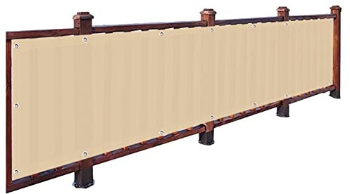 SAGIDAR Terassenüberdachung - Balkon Sonnensegel, UV-Schutz, Lange Nutzungsdauer, Starke Zugfestigkeit, Einfache Installation, Wasserdicht Und Langlebig, Anpassbar, Schattierungsnetz