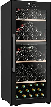 CLIMADIFF Cave à vin de service CLD115B1-110 bouteilles